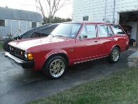1977 Red 5 Door Station Wagon