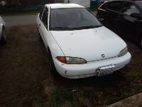 1992 White 2 Door Coupe